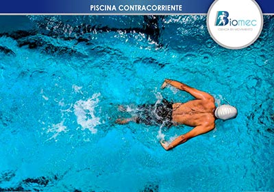 Curso de Natación  en piscina contracorriente