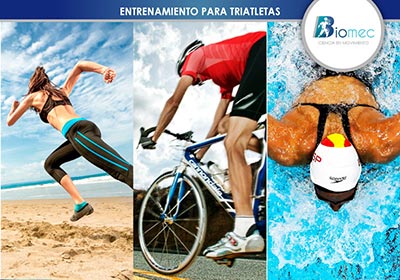 Entrenamiento para triatletas en piscina infinita Entrenamiento para triatletas en la Piscina