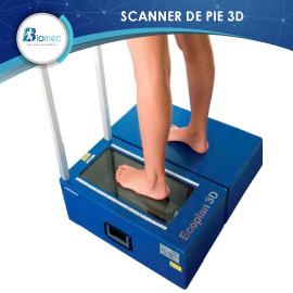 escaner del pie 3D