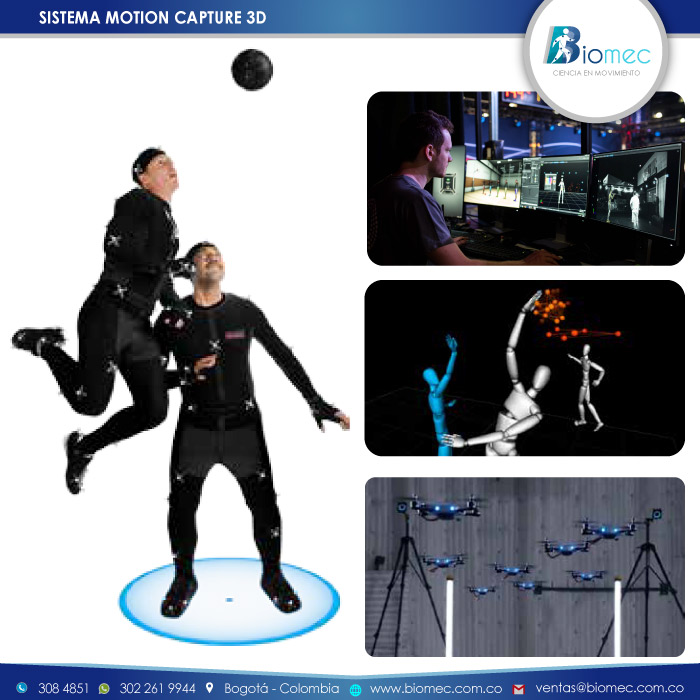 SISTEMA MOTION CAPTURE 3D REALIDAD VIRTUAL